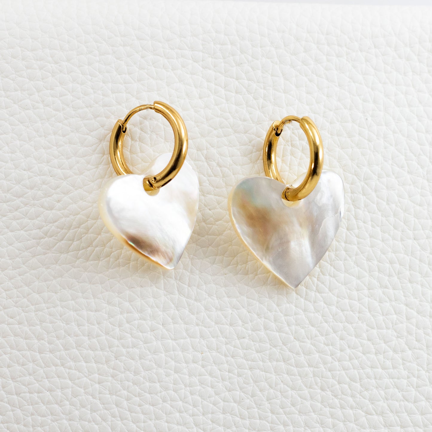 Small Creoles Heart Earrings