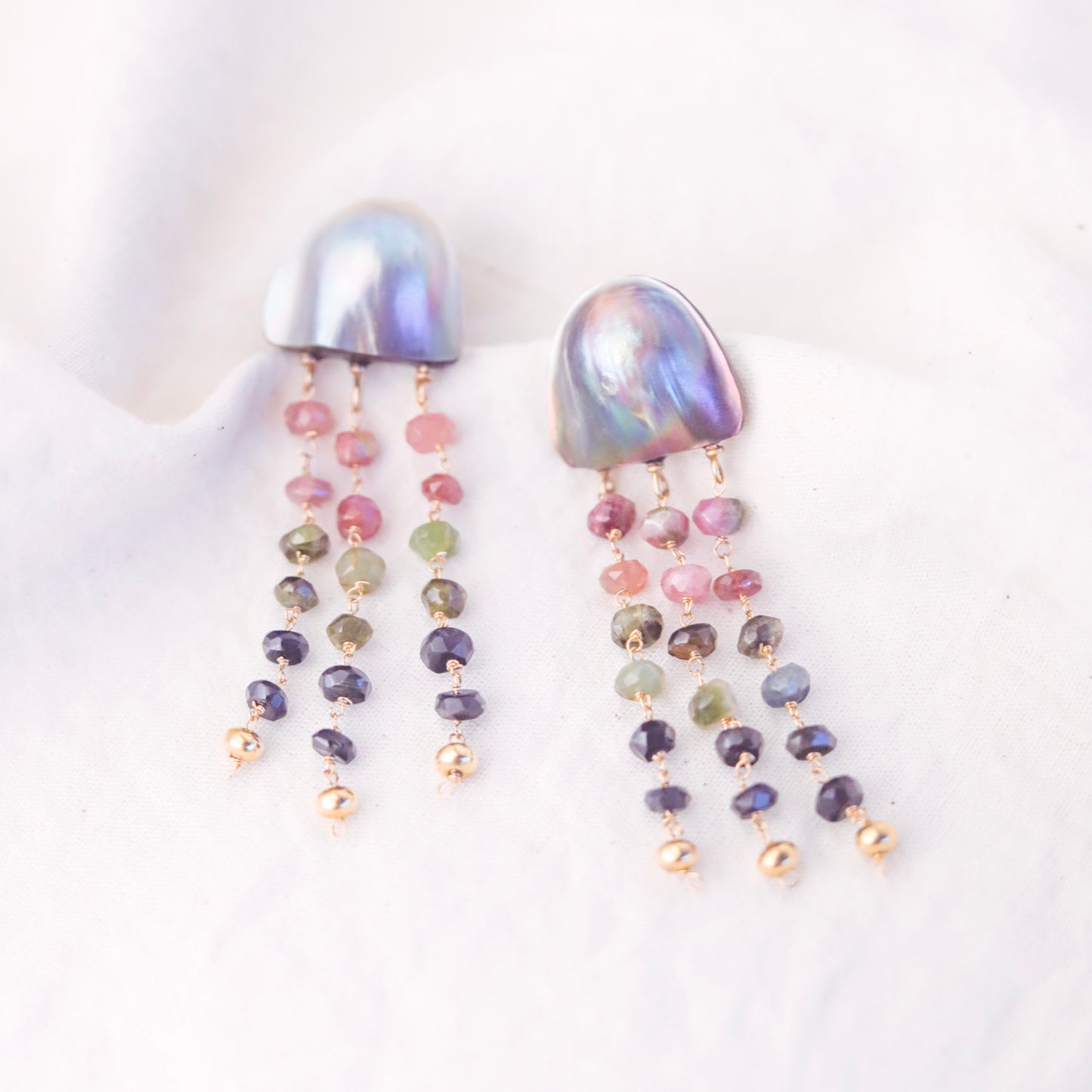 Long Jellyfish Earrings