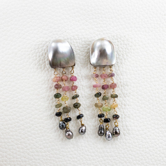 Long Jellyfish Earrings